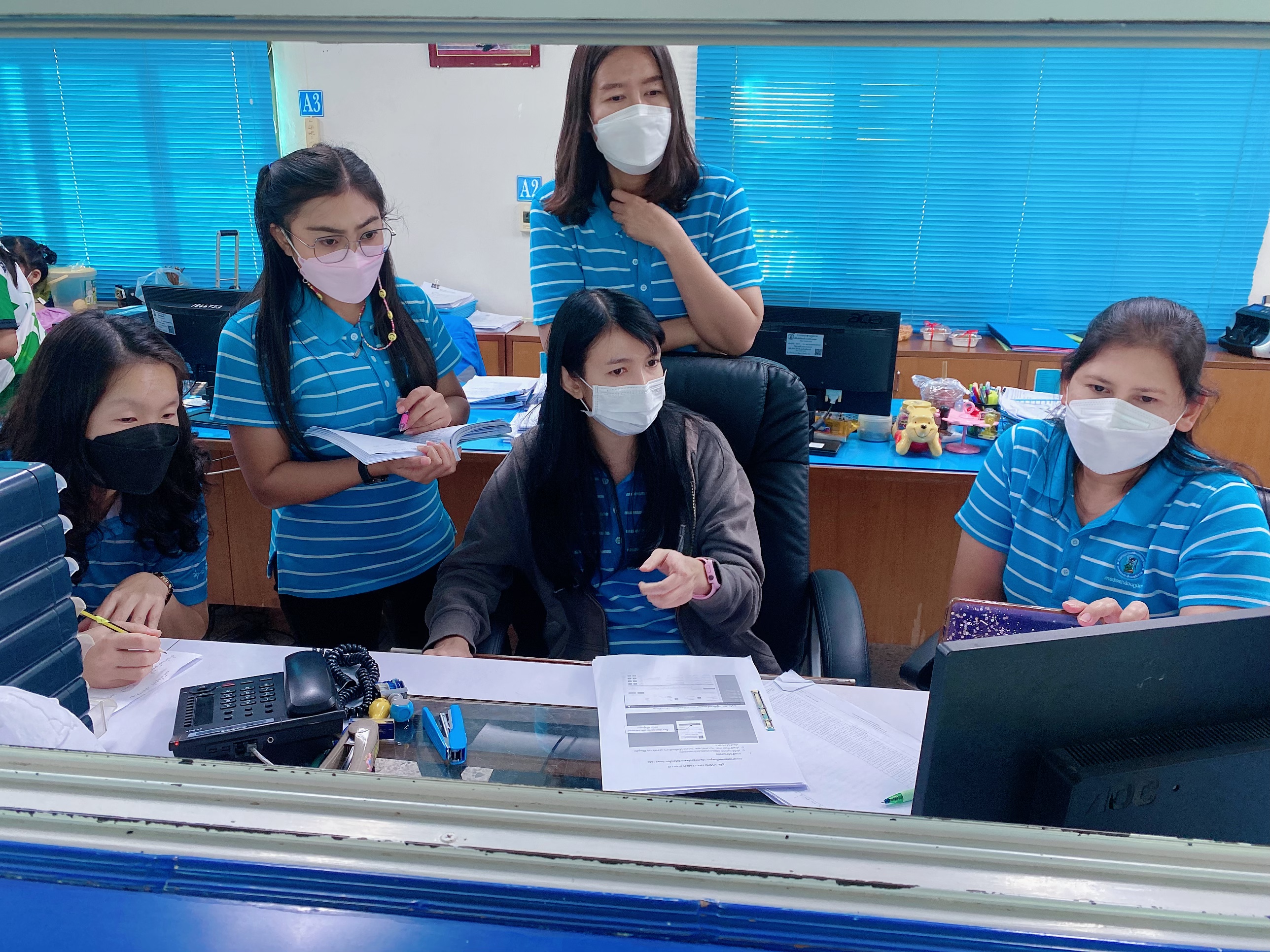 กปภ.สาขากุยบุรี ฝึกอบรมเชิงปฏิบัติการ On The Job Training ประจำปีงบประมาณ 2565 จัดฝึกอบรมการใช้งานโปรแกรม Smart 1662