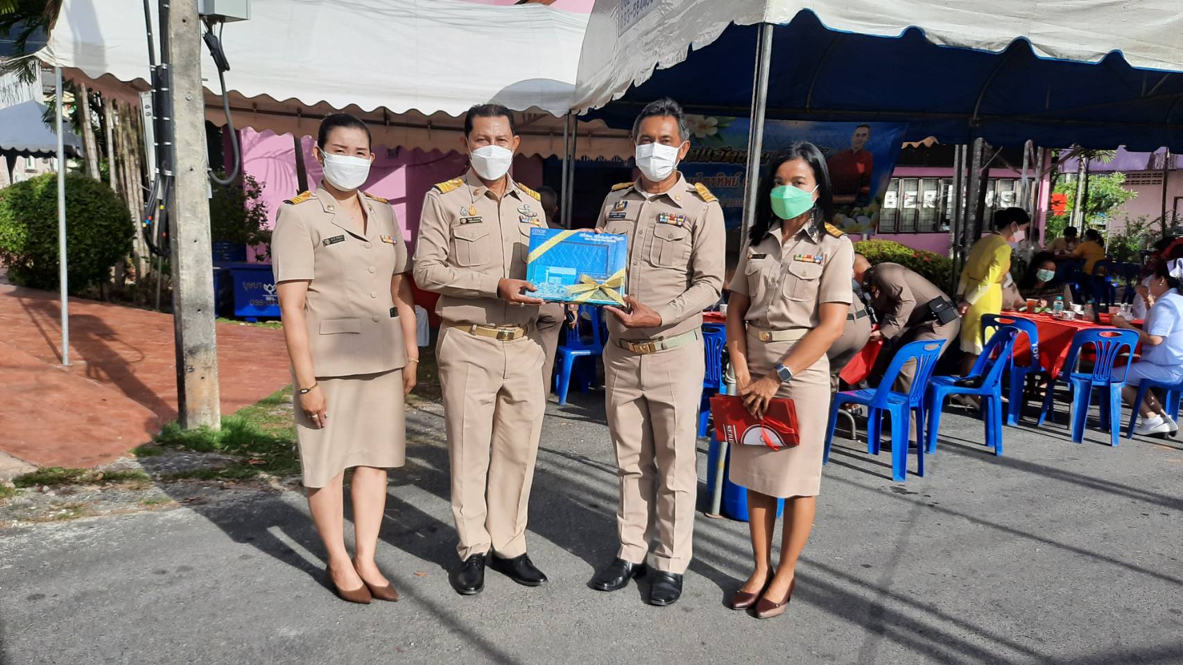 กปภ.สาขาภูเก็ต ร่วมส่งและต้อนรับนายอำเภอกะทู้