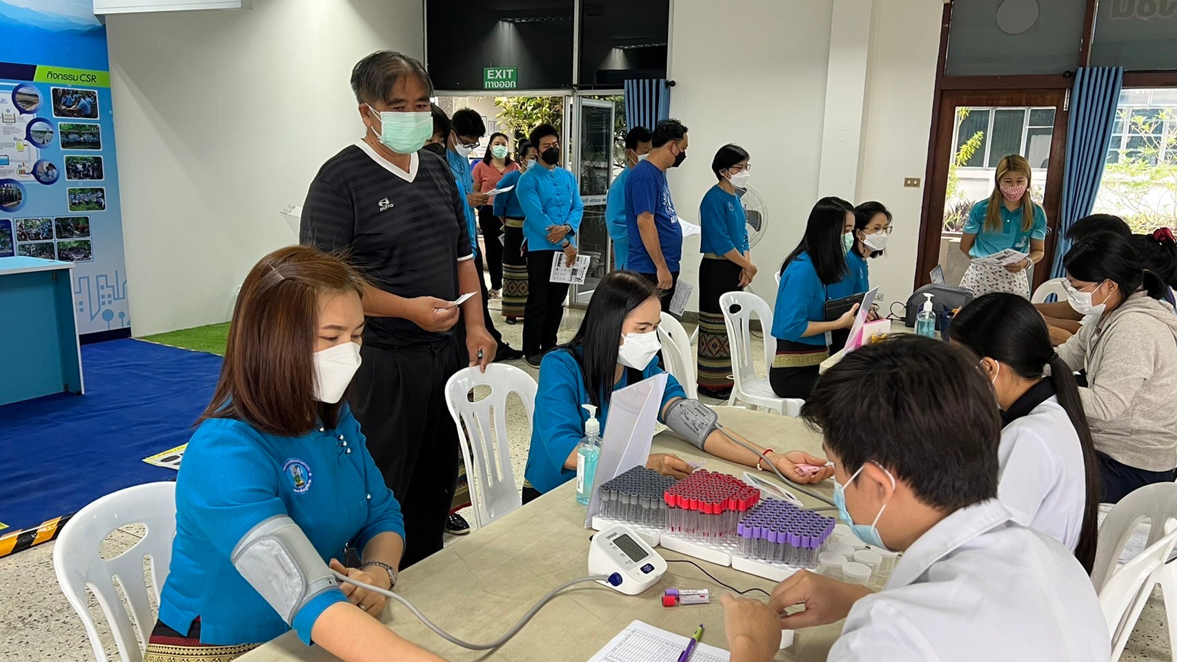 การประปาส่วนภูมิภาคสาขาสาขาเชียงใหม่ (ชั้นพิเศษ) จัดกิจกรรมตรวจสุขภาพประจำปี 2565