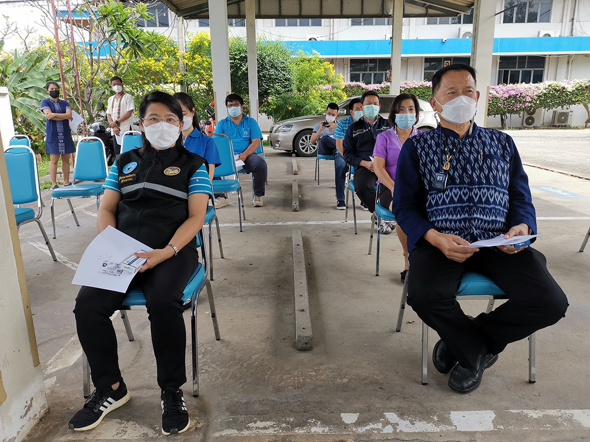 กปภ.ข.3 สร้างความมั่นใจ ตรวจเชิงรุกหาเชื้อโควิด-19 ด้วยการตรวจ ANTIGEN TEST KIT (ATK)