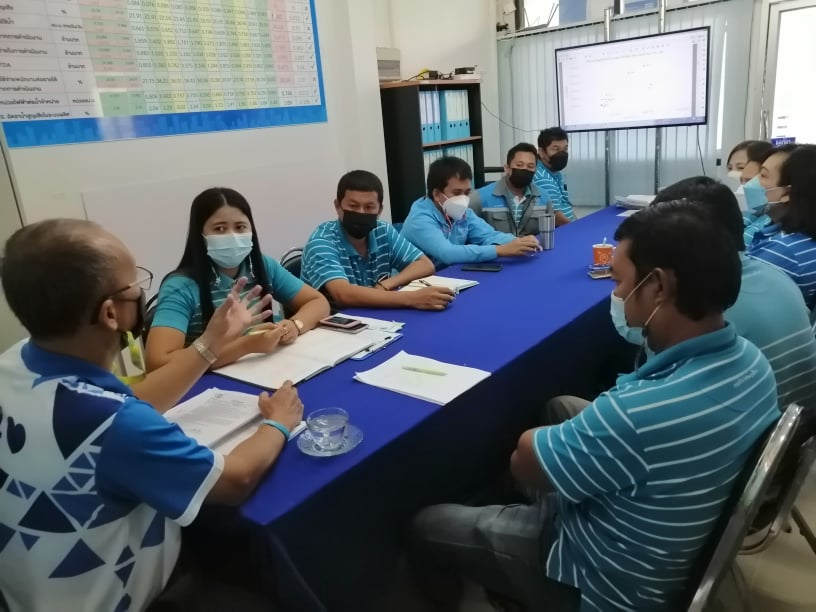 การประปาส่วนภูมิภาคสาขาท่าแซะ จัดกิจกรรมสนทนายามเช้า (Morning Talk) ประจำเดือนกุมภาพันธ์ ๒๕๖๕