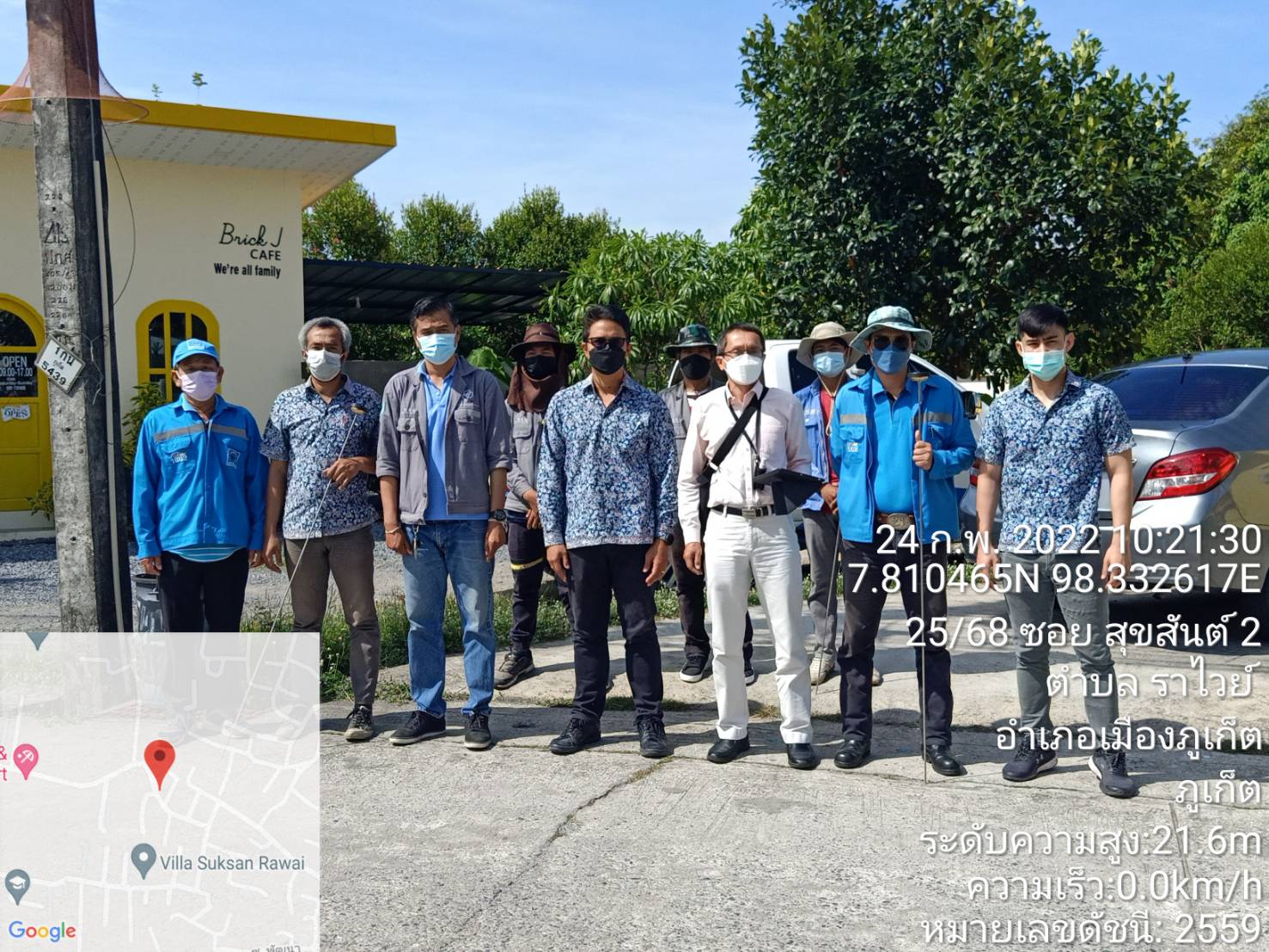 กปภ.สาขาภูเก็ต ลงพื้นที่สำรวจหาท่อแตกท่อรั่วเชิงรุก (ALC) บริเวณซอยสุขสันต์ 2 ต.ราไวย์ อ.เมืองภูเก็ต จ.ภูเก็ต (ตลอดทั้งเส้น)