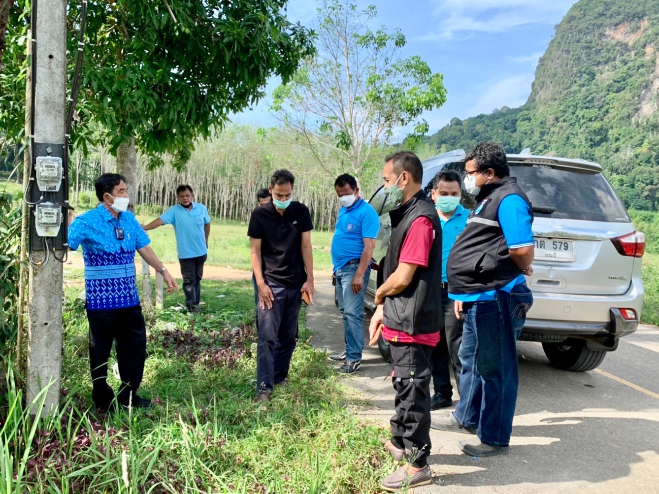 การประปาส่วนภูมิภาคสาขากระบี่ ลงตรวจสอบพื้นที่ขยายเขตจ่ายน้ำประปา แก้ปัญหาความต้องการใช้น้ำในการอุปโภค บริโภคของประชาชนในพื้นที่ องค์การบริหารส่วนตำบลอ่าวนาง