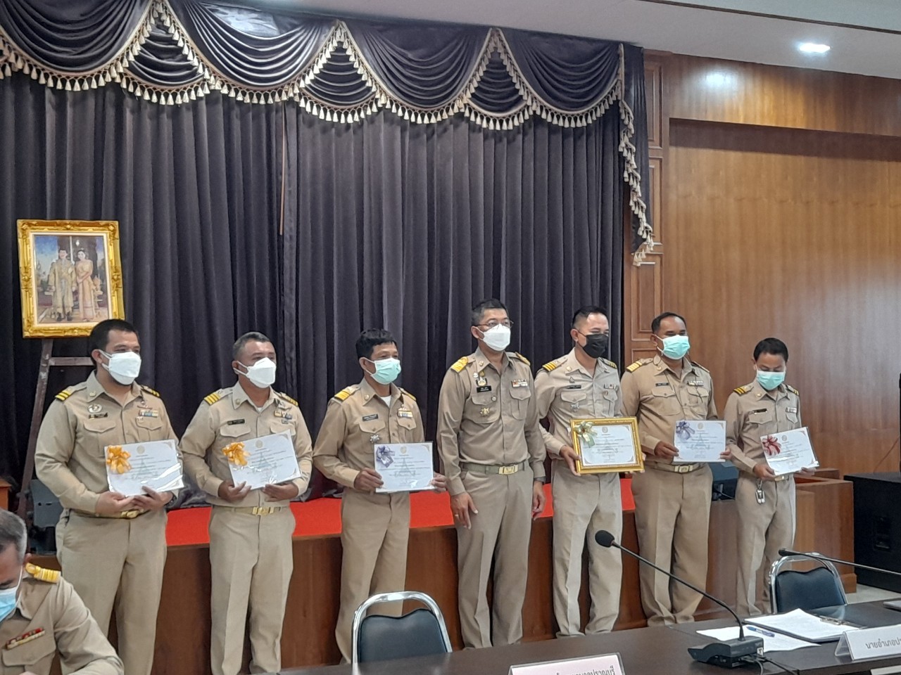 กปภ.สาขาปราณบุรี ประชุมหัวหน้าส่วนราชการกำนันผู้ใหญ่บ้านและผู้นำท้องถิ่น ประจำเดือนเมษายน 2565