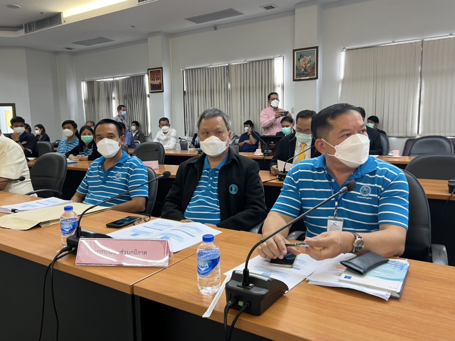 ผอ.กปภ.ข.3 เข้าร่วมประชุมคณะกรรมการแก้มลิงทุ่งหิน ณ พื้นที่จังหวัดสมุทรสงคราม และลงพื้นที่ตรวจเยี่ยม กปภ.สาขาสมุทรสงคราม