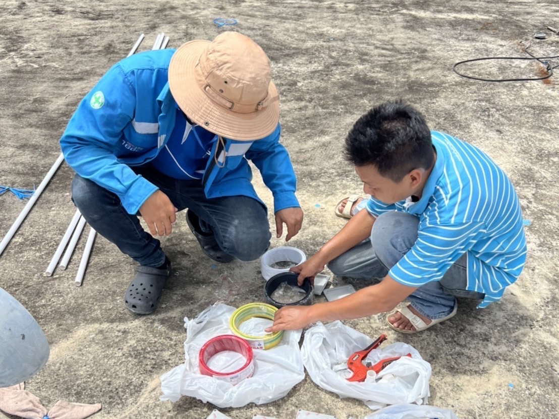 กปภ.สาขาสมุทรสงคราม ลงพื้นที่ตรวจสอบและปรับปรุงระบบไฟฟ้า ณ สถานีจ่ายน้ำบางคนที