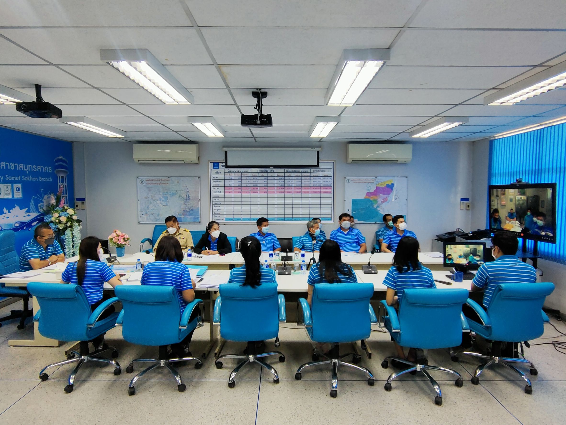 กปภ.สาขาสมุทรสาคร จัดกิจกรรมสนทนายามเช้า Morning Talk ประจำเดือนพฤษภาคม 2565