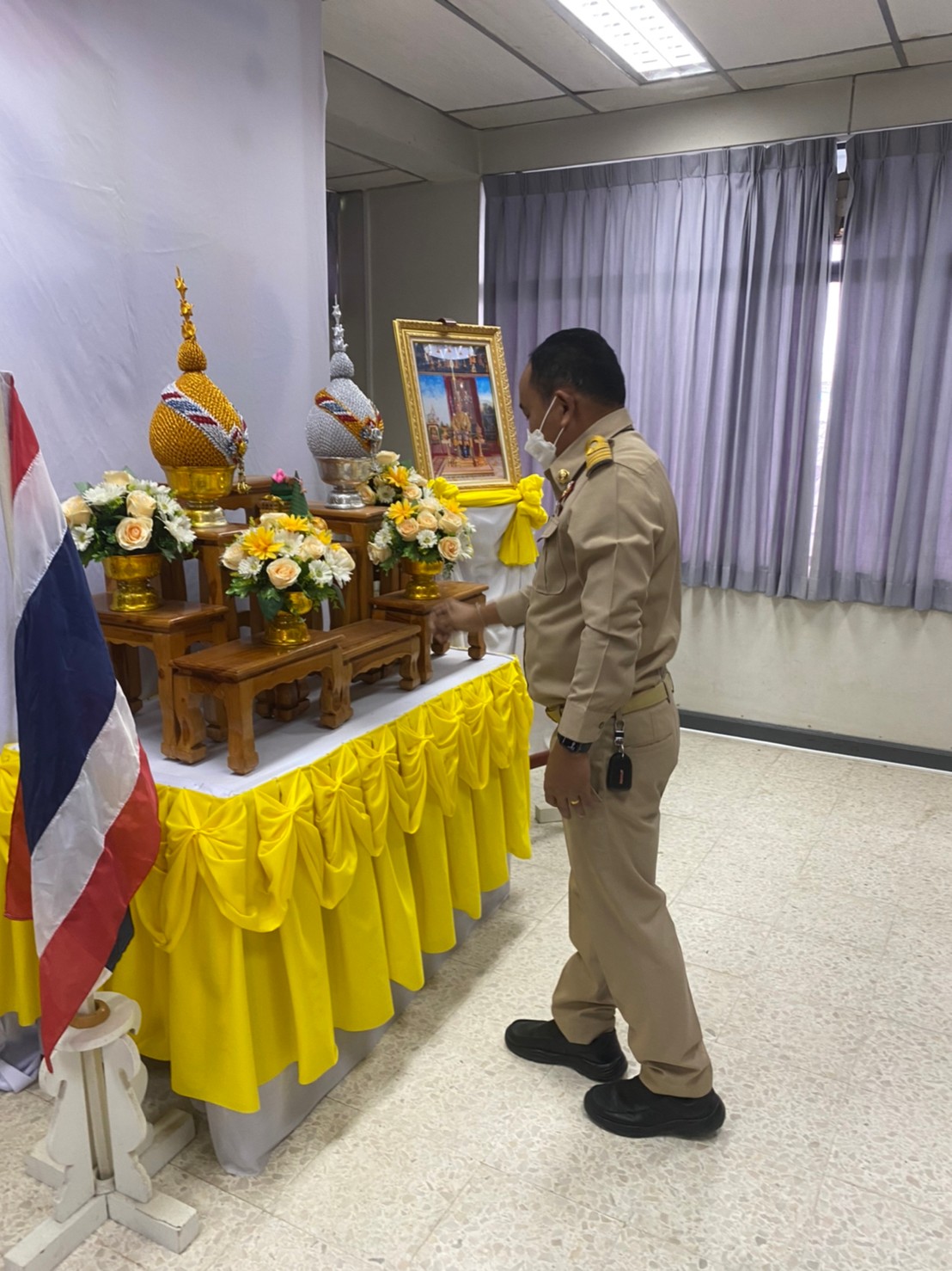 กปภ.สาขาทุ่งสง จัดพิธีถวายสัตย์ปฏิญาณเพื่อเป็นพนักงานรัฐวิสาหกิจที่ดีและเป็นพลังของแผ่นดิน เฉลิมพระเกียรติ ในหลวง ร.10 เนื่องในโอกาสวันเฉลิมพระชนมพรรษา 28 กรกฎาคม 2565