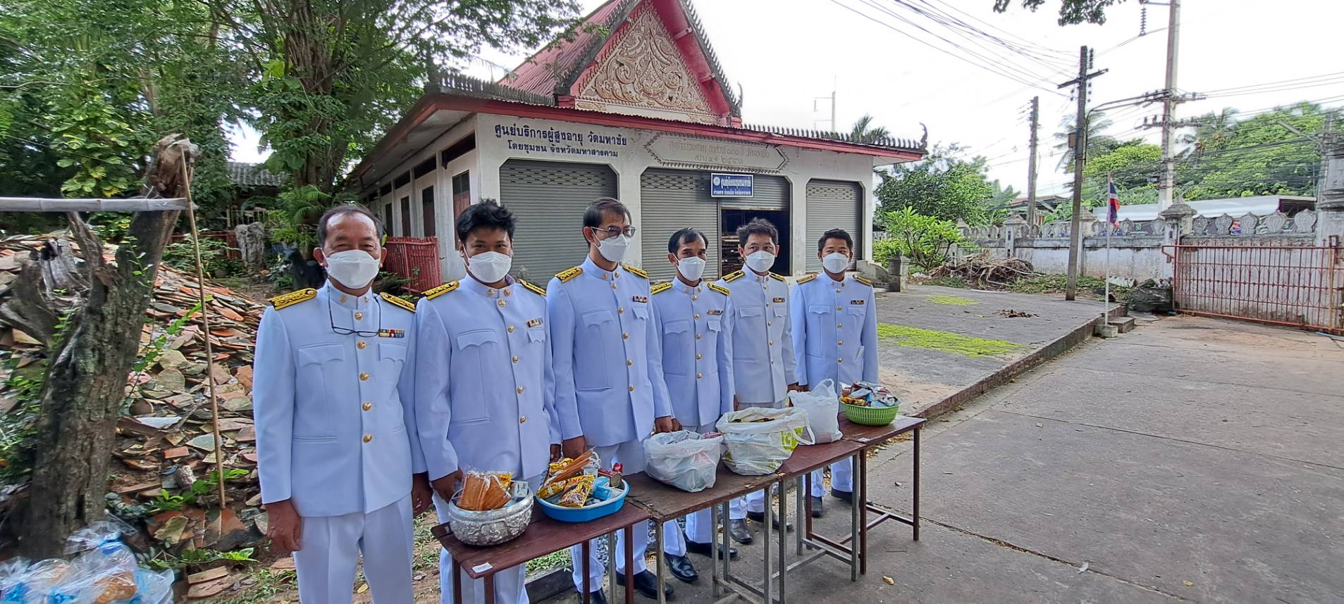 กปภ.สาขามหาสารคาม ร่วมพิธีทำบุญตักบาตร ถวายพระราชกุศลแด่สมเด็จพระนางเจ้าสิริกิติ์ พระบรมราชินีนาถ พระบรมราชชนนีพันปีหลวง เนื่องในโอกาสมหามงคลเฉลิมพระชนมพรรษา 90 พรรษา 12 สิงหาคม 2565