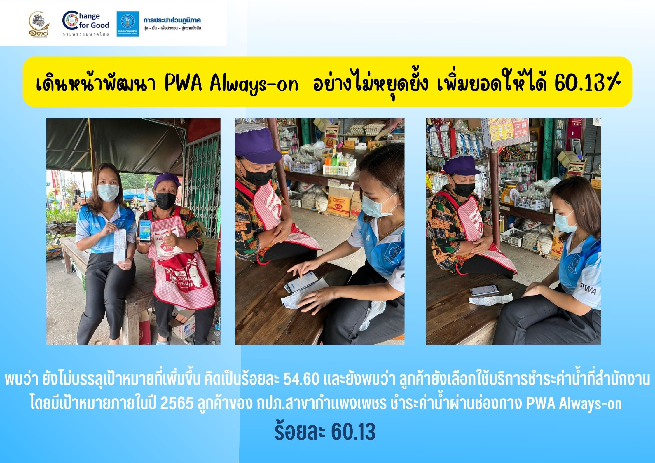 เดินหน้าพัฒนา PWA Always-on  อย่างไม่หยุดยั้ง