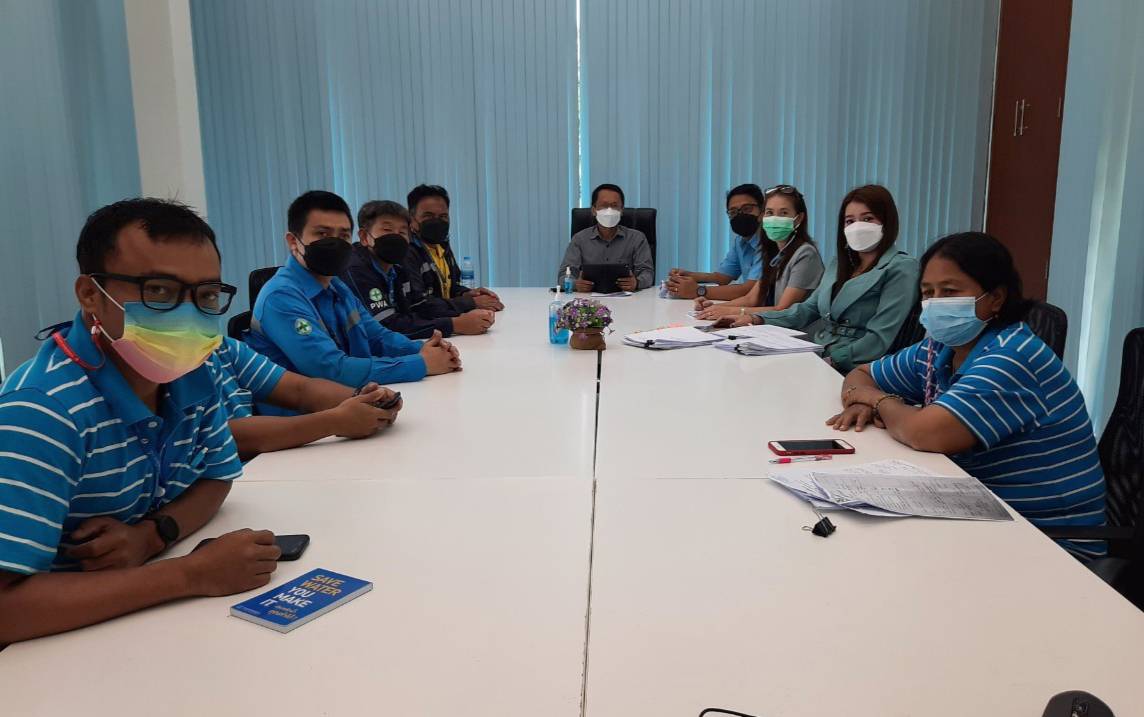 กปภ.สาขาภูเก็ต  เข้าร่วมประชุมซักซ้อมการตรวจนับวัสดุคงคลัง ประจำปีงบประมาณ  2565