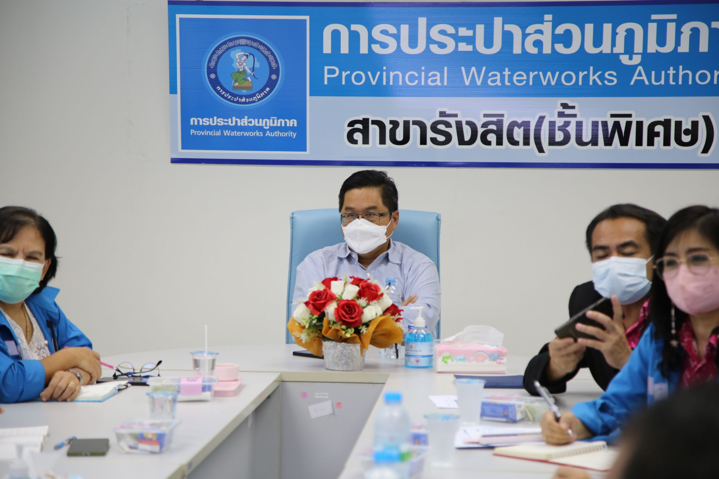 กปภ.สาขารังสิต(พ) ร่วมหารือแนวทางการตรวจสอบการอ่านมาตรวัดน้ำ