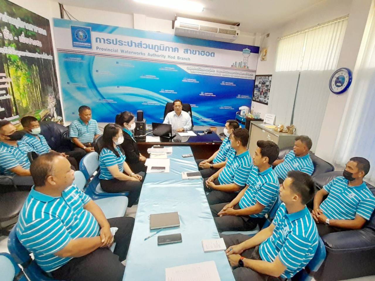การประปาส่วนภูมิภาคสาขาฮอด จัดกิจกรรมสนทนายามเช้า ครั้งที่ 1/2566