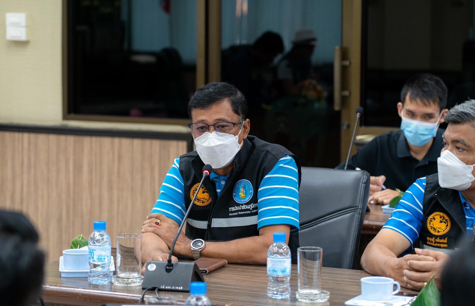 กปภ.ข.4 ร่วมกับกปภ.สาขาภูเก็ต  เข้าร่วมประชุมร่วมกับหน่วยงานที่เกี่ยวข้องในการแก้ไขปัญหาพื้นที่ดินสไลด์ทางขึ้นเขาป่าตอง
