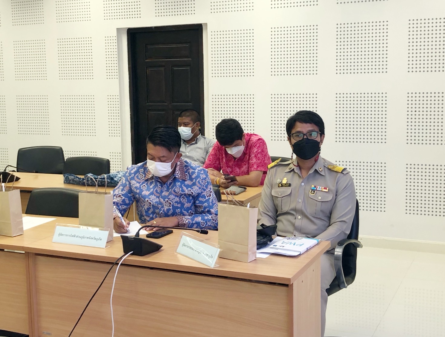 กปภ.สาขาภูเก็ต  เข้าร่วมประชุมขับเคลื่อนและติดตามนโยบายของรัฐบาล และภารกิจสำคัญของกระทรวงมหาดไทยประจำปีงบประมาณ พ.ศ. 2566 (เดือนพฤศจิกายน 2565)
