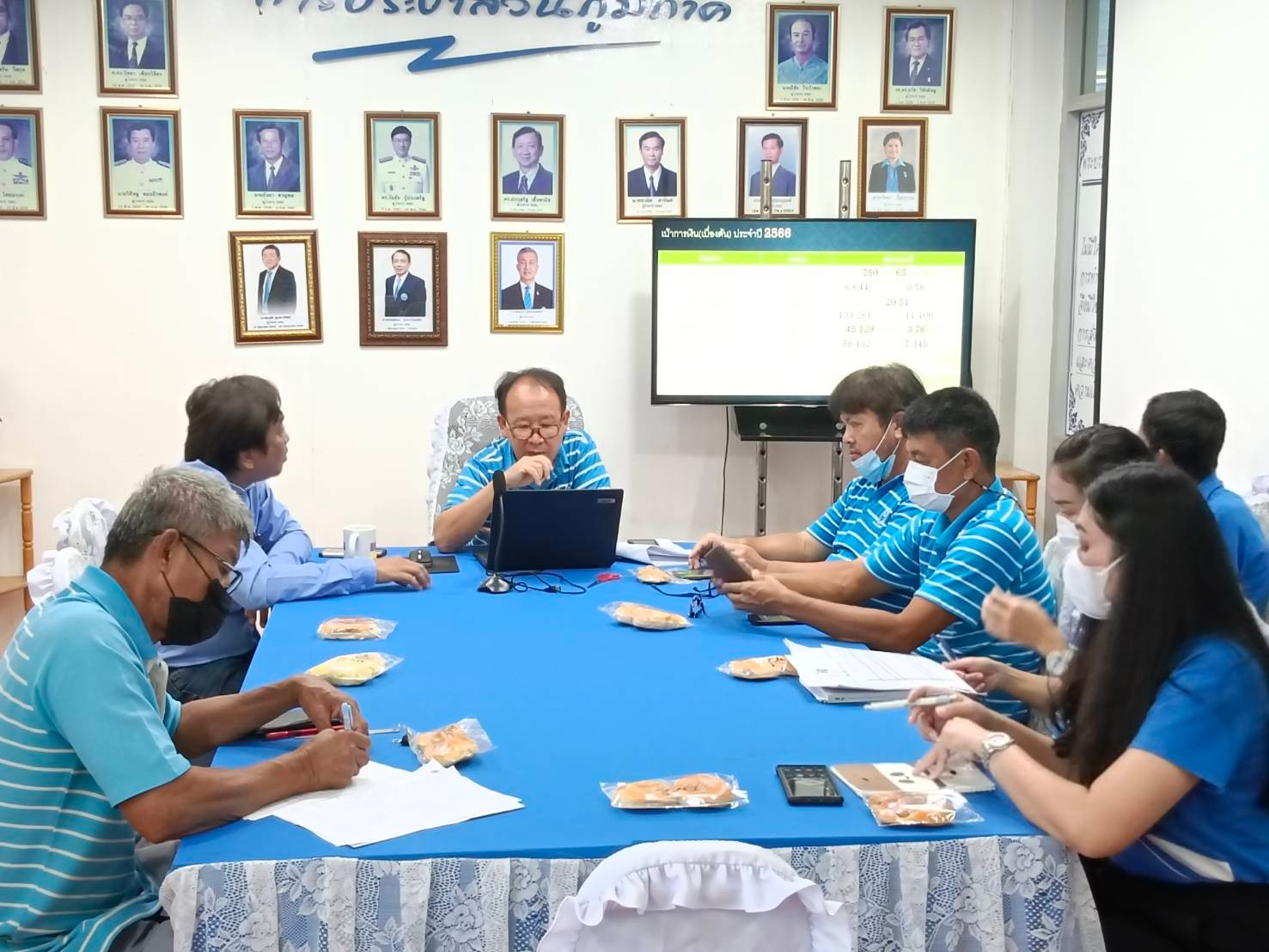 กปภ.สาขาสุพรรณบุรีจัดกิจกรรมสนทนายามเช้า (Morning Talk) ประจำเดือน พฤศจิกายน 2565 ครั้งที่ 2/2566