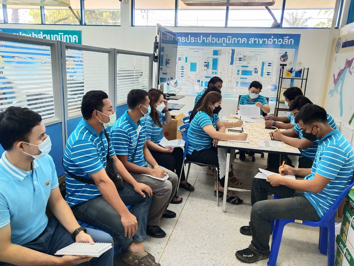 การประปาส่วนภูมิภาคสาขาอ่าวลึก ได้จัดกิจกรรม Morning Talk ครั้งที่ 2/2566