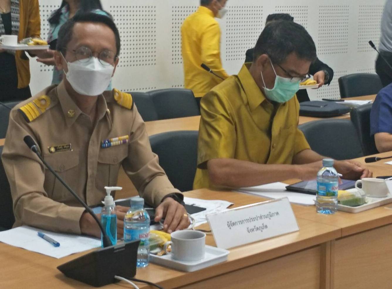 กปภ.สาขาภูเก็ต  เข้าร่วมประชุมขับเคลื่อนและติดตามนโยบายรัฐบาล และภารกิจสำคัญของปลัดกระทรวงมหาดไทย ประจำปีงบประมาณ พ.ศ. 2566 (เดือนพฤศจิกายน 2565)