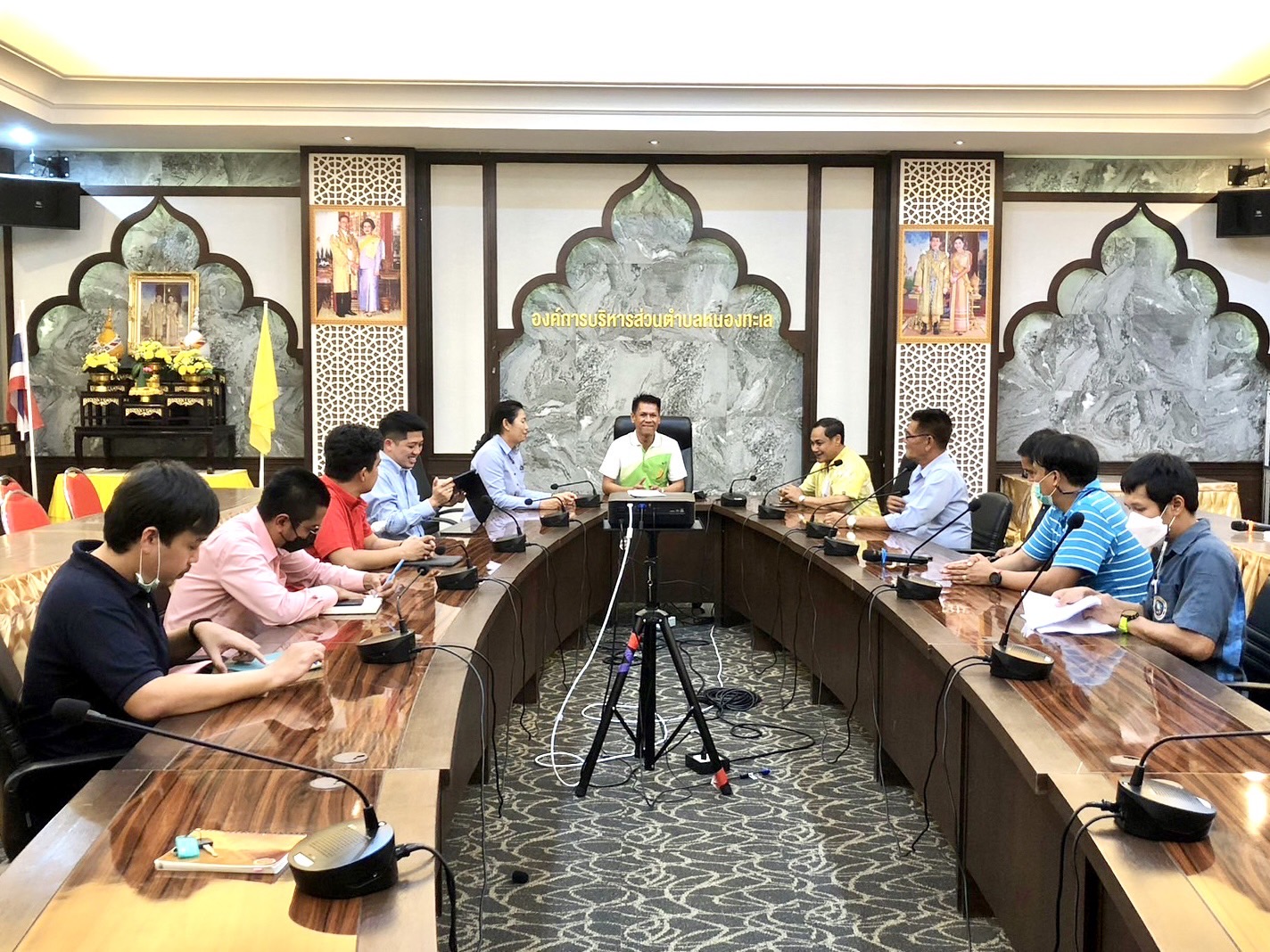 การประปาส่วนภูมิภาคสาขากระบี่ พร้อมกองแผนและวิชาการ 4 กองระบบผลิตและควบคุมคุณภาพน้ำ 4 เข้าหารือแนวทางความร่วมมือกับองค์การบริหารส่วนตำบลหนองทะเล บริหารจัดการน้ำดิบ วางแผนขยายเขตพื้นที่ให้บริการน้ำประปาในพื้นที่ขาดแคลน สู่การพิจารณาโอนกิจการประปา อปท.