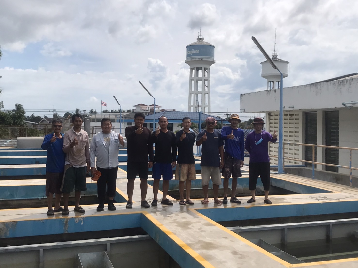 การประปาส่วนภูมิภาคสาขากุยบุรี ดำเนินการล้างถังตกตะกอน ตามแนวทางการดำเนินการโครงการจัดการน้ำสะอาด (WSP) ประจำเดือนธันวาคม 2565