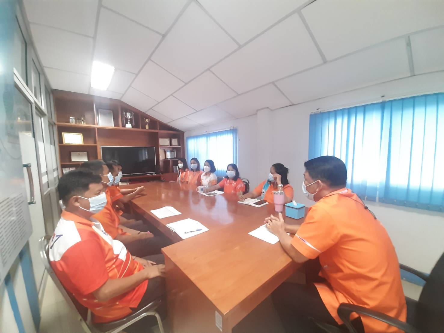 กปภ.สาขากาญจนดิษฐ์จัดกิจกรรม สนทนายามเช้า (Morning Talk) ครั้งที่ 3/2566 ประจำเดือน ธันวาคม 2565 แลกเปลี่ยน เรียนรู้  ภายใต้มาตรการควบคุม โควิด - 19