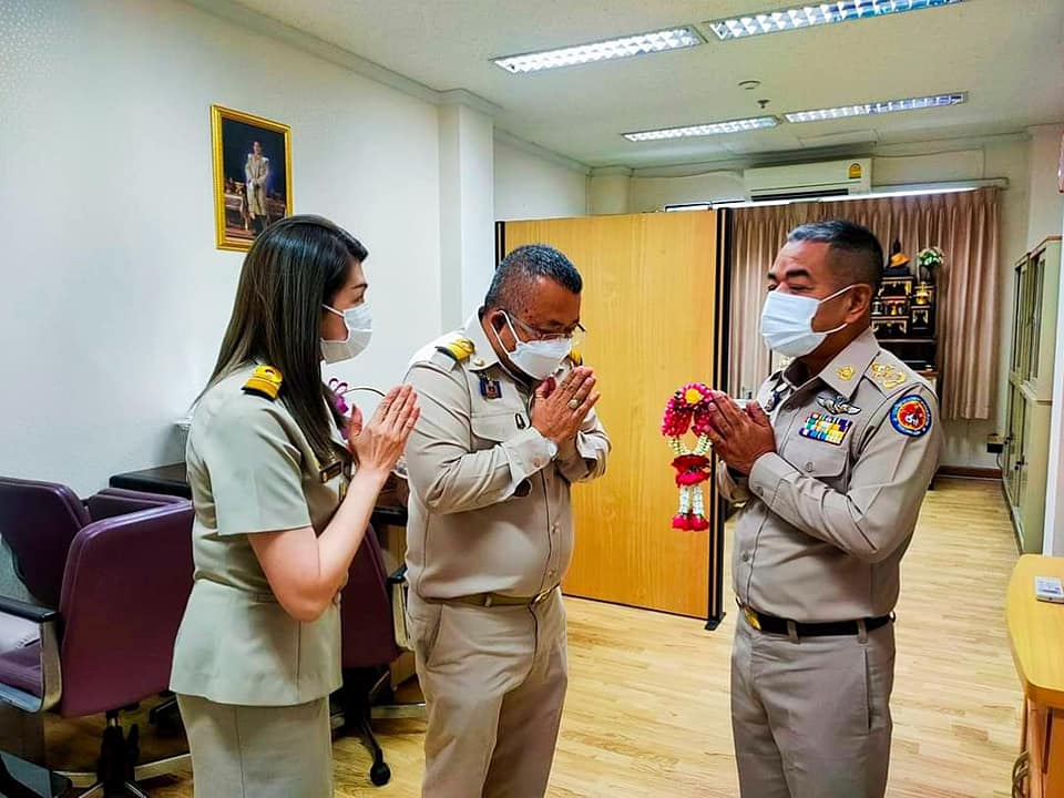 กปภ.สาขาสมุทรสาคร ขอพรปีใหม่  พร้อมรับนโยบาย รองผู้ว่าราชการจังหวัดสมุทรสาคร และนายกองค์การบริหารส่วนจังหวัดสมุทรสาคร