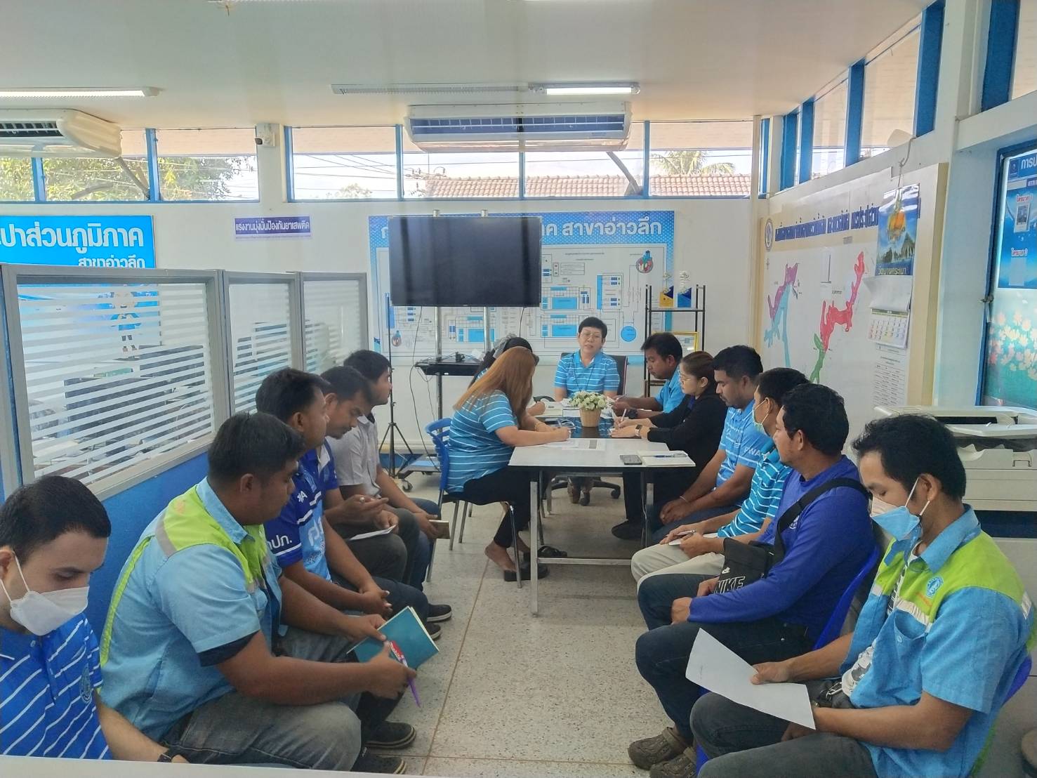 การประปาส่วนภูมิภาคสาขาอ่าวลึก  ร่วมจัดกิจกรรมสนทนายามเช้า (Morning Talk) ครั้งที่ 5/2566 ประจำเดือนกุมภาพันธ์  2566