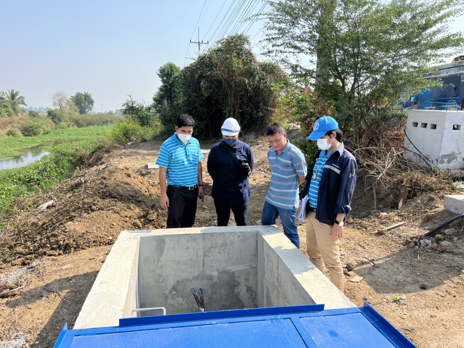 กปภ.สาขาพนมทวน ทดสอบระบบ DMAFlowmeter  ทำการทดสอบตู้ไฟฟ้า, ปั๊มสูบน้ำ และหัวขับไฟฟ้า เพื่อเตรียมความพร้อมในการจ่ายน้ำ