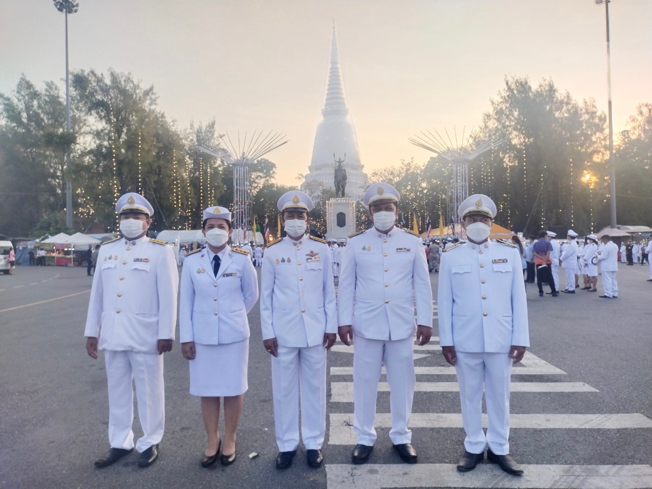 กปภ.สาขาอู่ทอง เข้าร่วมพิธีวางพานพุ่ม ถวายราชสักการะสมเด็จพระนเรศวรมหาราช  และพิธีเปิดงานอนุสรณ์ดอนเจดีย์ ประจำปี 2566
