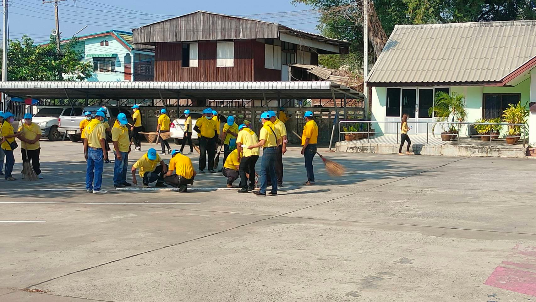 กปภ.สาขาโนนสูง เข้าร่วมกิจกรรม จิตอาสาพัฒนา ทำความสะอาด ปรับปรุงภูมิทัศน์
