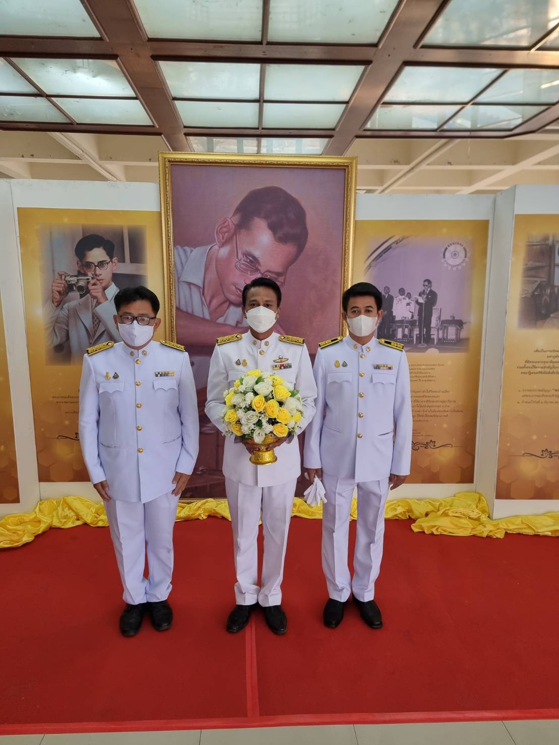 กปภ.สาขากาญจนบุรี เข้าร่วมงานพิธีถวายสักการะแด่พระบาทสมเด็จพระบรมชนกาธิเบศร มหาภูมิพลอดุลยเดชมหาราช บรมนาถบพิตร พระบิดาแห่งมาตรฐานการช่างไทย
