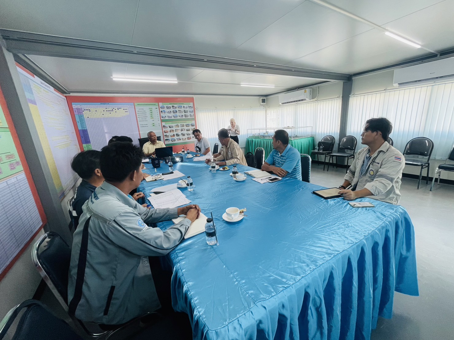 การประปาส่วนภูมิภาคสาขากระบี่ ประชุมร่วมกับโครงการก่อสร้างฯสายสามแยกปลาลัง-อ.เหนือคลอง