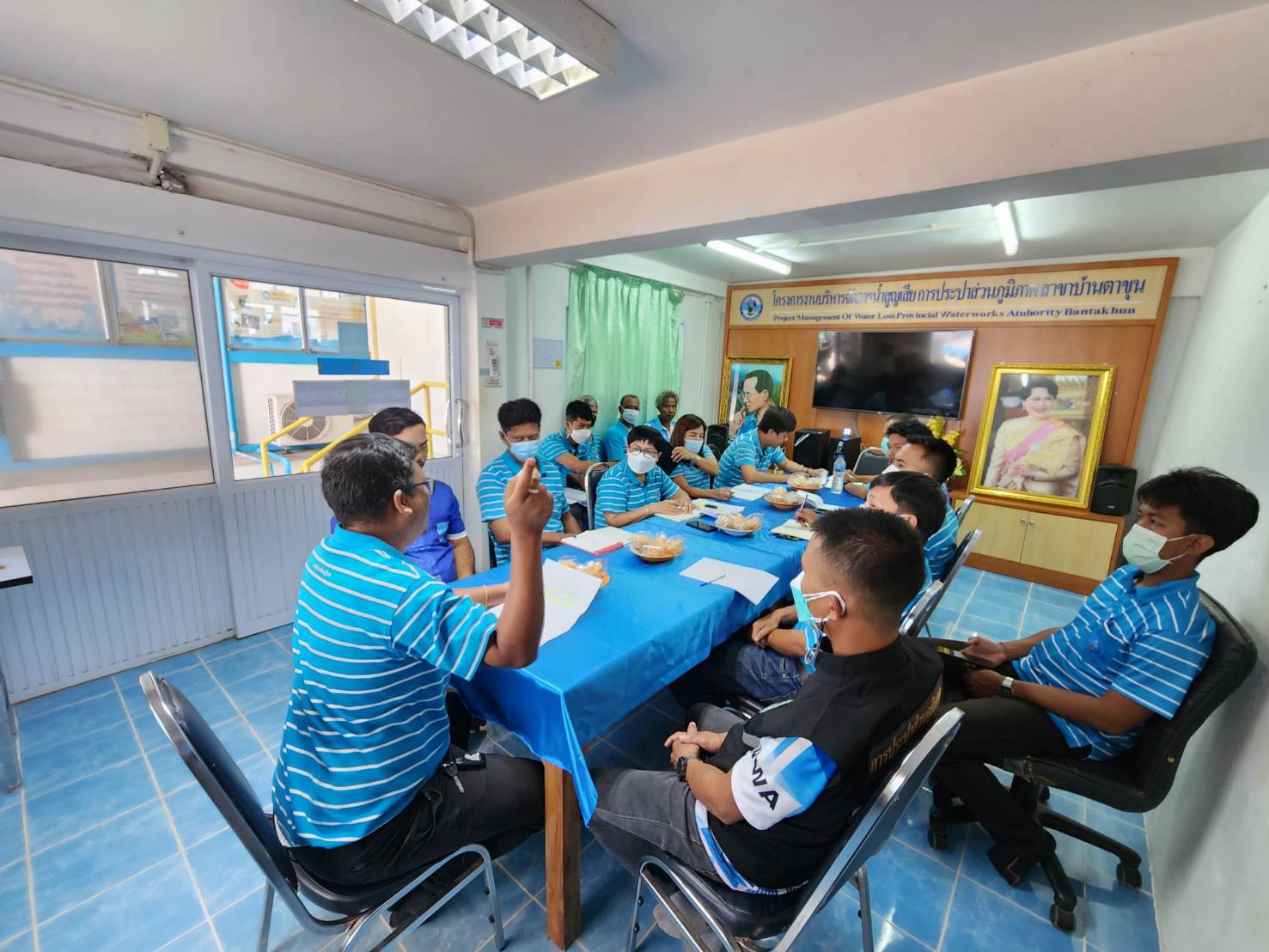 การประปาส่วนภูมิภาคสาขาบ้านตาขุนดำเนินกิจกรรม "Morning Talk (สนทนายามเช้า) ครั้งที่ 7/2566