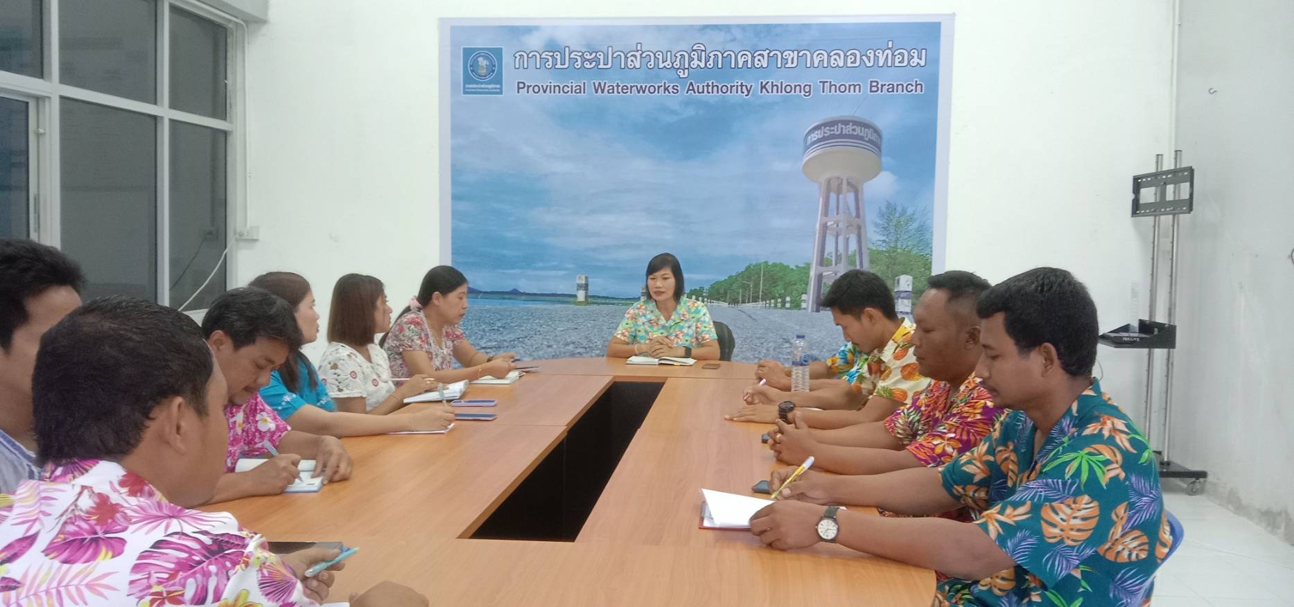 การประปาส่วนภูมิภาคสาขาคลองท่อมจัดกิจกรรม Morning Talk ครั้งที่ 7/2566