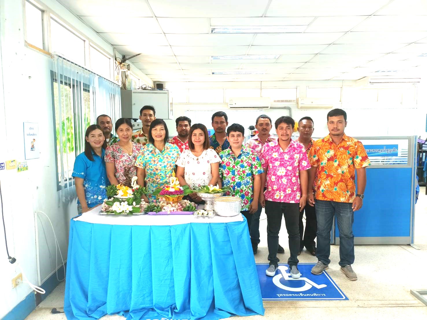 การประปาส่วนภูมิภาคสาขาคลองท่อมร่วมสืบสานประเพณีสงกรานต์