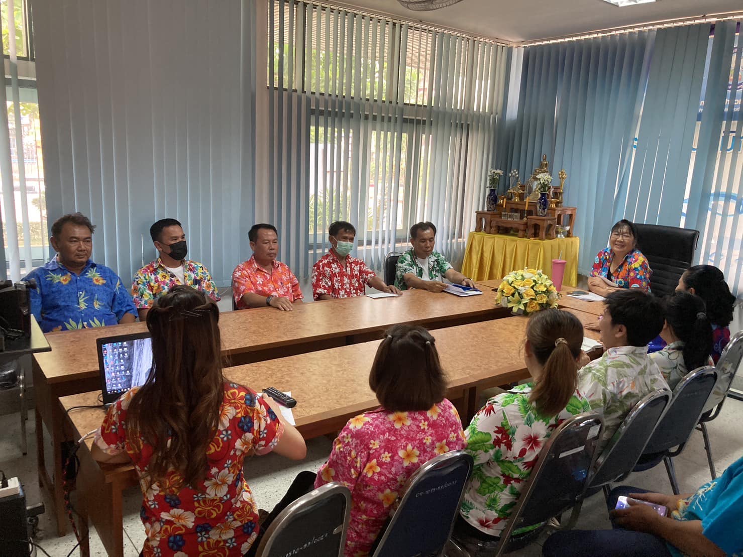 กปภ.สาขาเกาะคา จัดประชุมสนทนายามเช้า ประจำเดือน เมษายน 2566