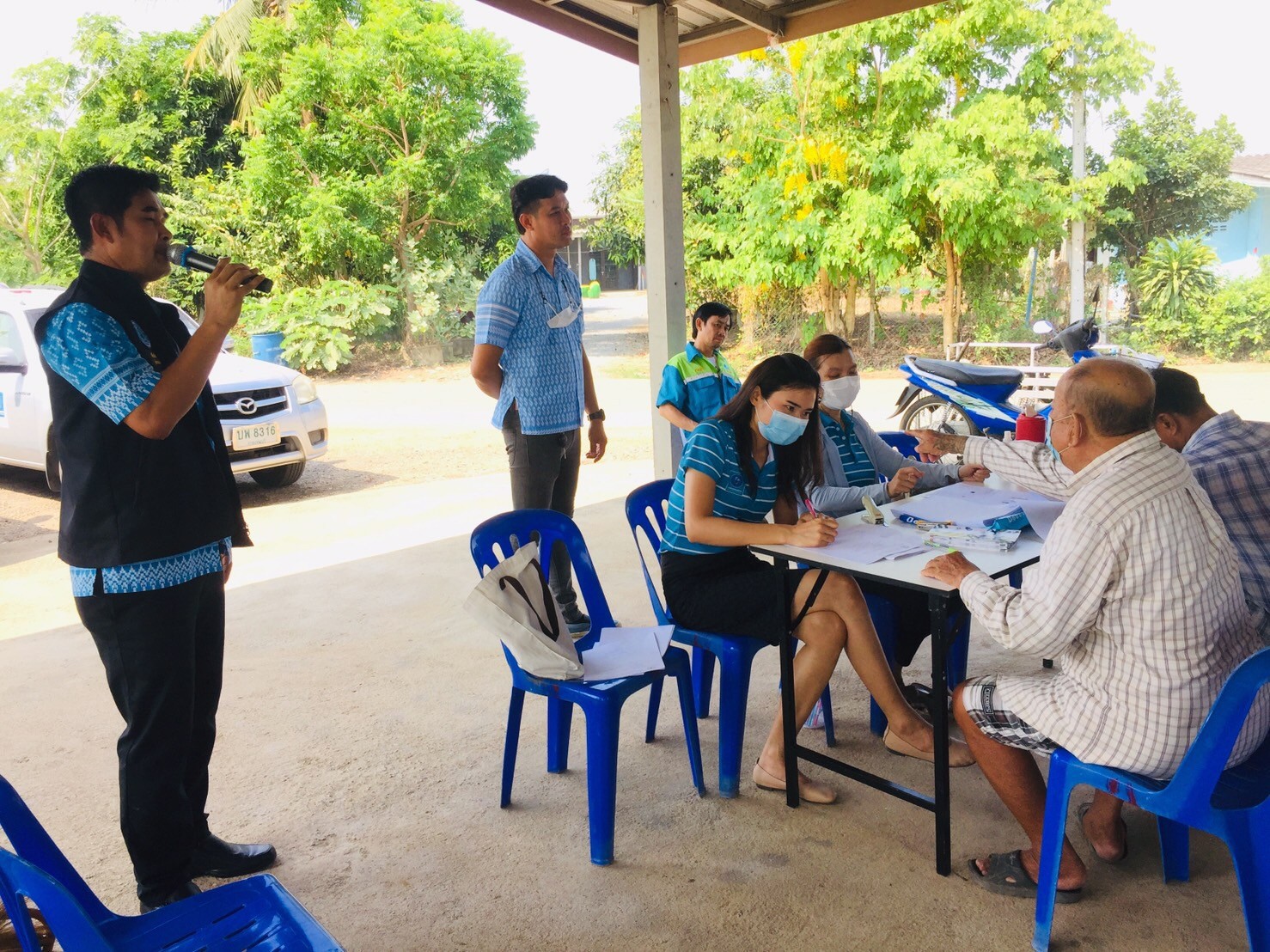 กปภ.สาขาพนมทวน ลงพื้นที่รับคำร้องติดตั้งมาตรวัดน้ำใหม่ ณ ศาลาประชาคมบ้านทุ่งเล็ก ม.5 ต.พนมทวน อ.พนมทวน จ.กาญจนบุรี