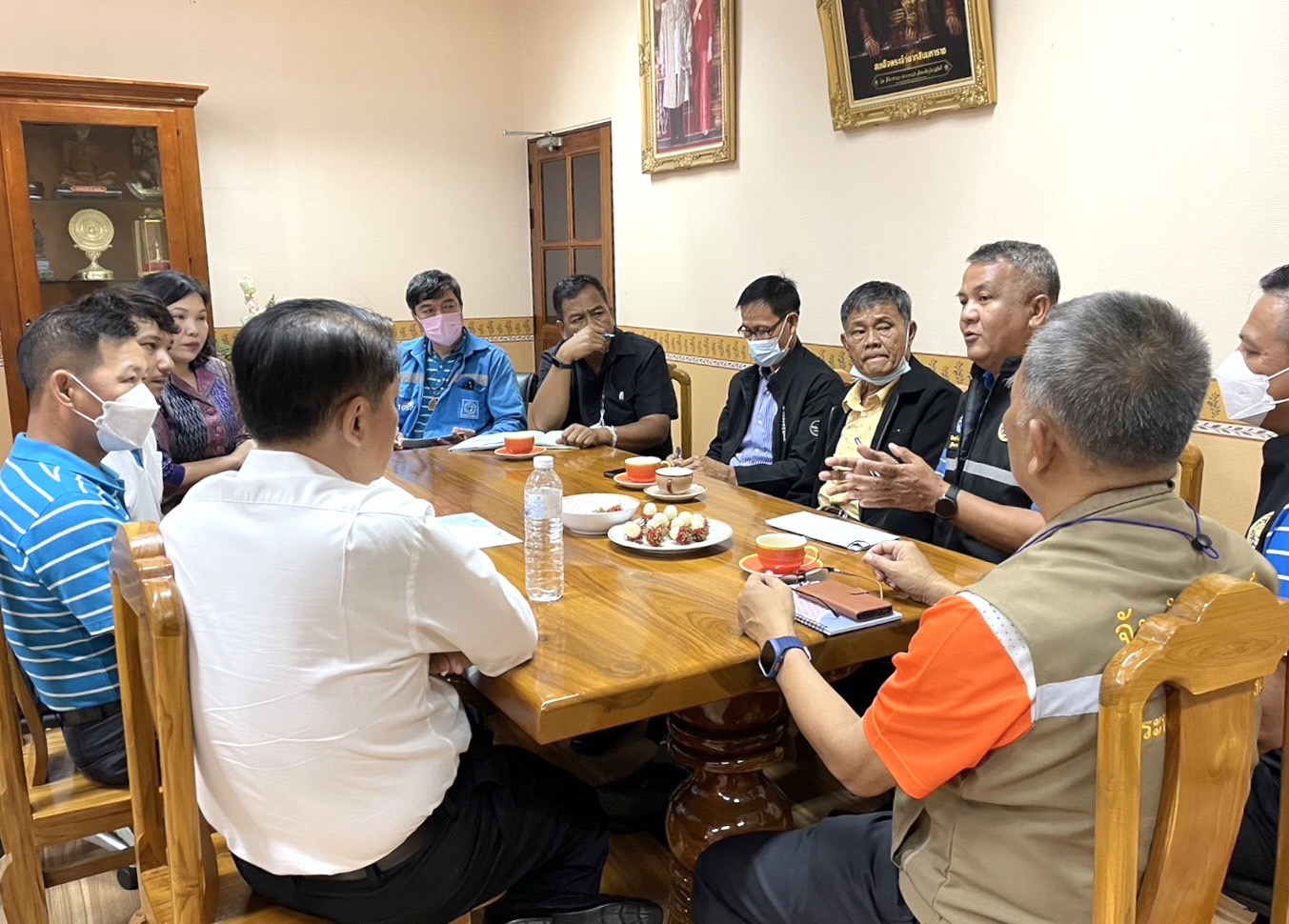 กปภ.สาขาขลุง ร่วมประชุมกับจังหวัดจันทบุรี ปรึกษาหารือการบริหารจัดการน้ำประปาในพื้นที่จังหวัดจันทบุรี