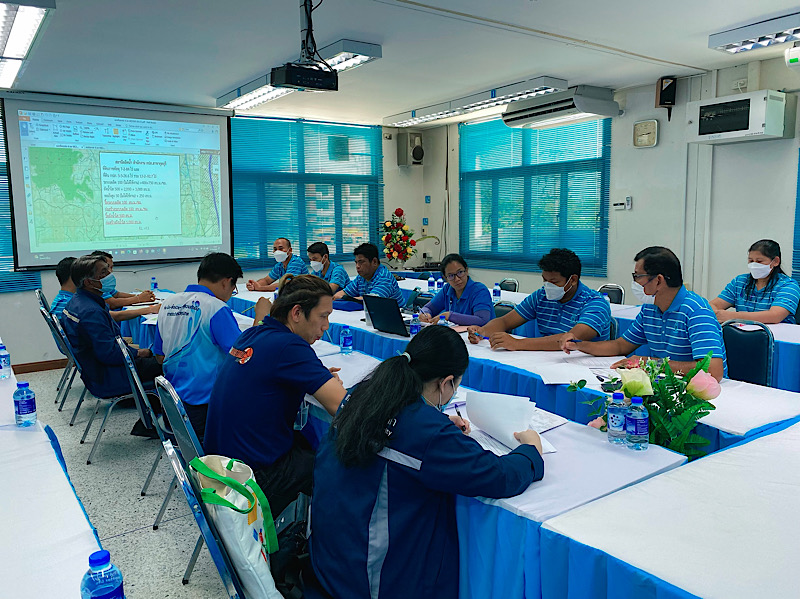 การประปาส่วนภูมิภาคสาขากุยบุรีเข้าร่วมประชุมซักซ้อมการสำรวจระบบประปาและพื้นที่โครงการเพื่อรวบรวมข้อมูลจัดทำแผนงานโครงการปรับปรุงขยายระบบประปา กปภ.สาขากุยบุรี