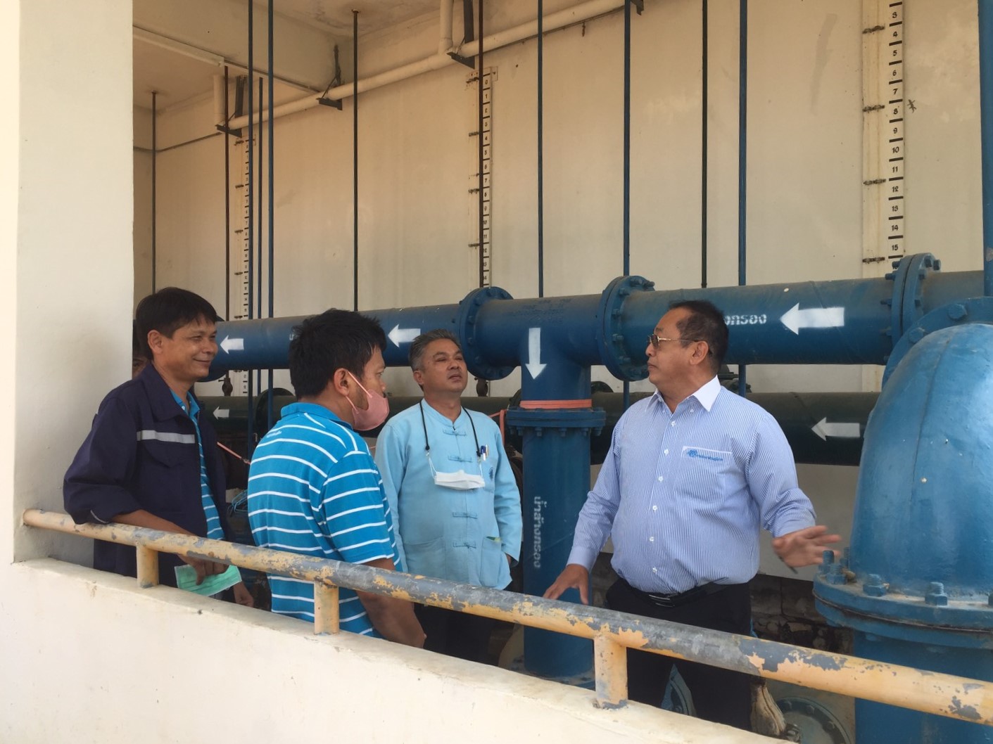 ผอ.กปภ.ข.6 ลงพื้นติดตามสถานการณ์ภัยแล้ง กปภ.สาขาชัยภูมิ