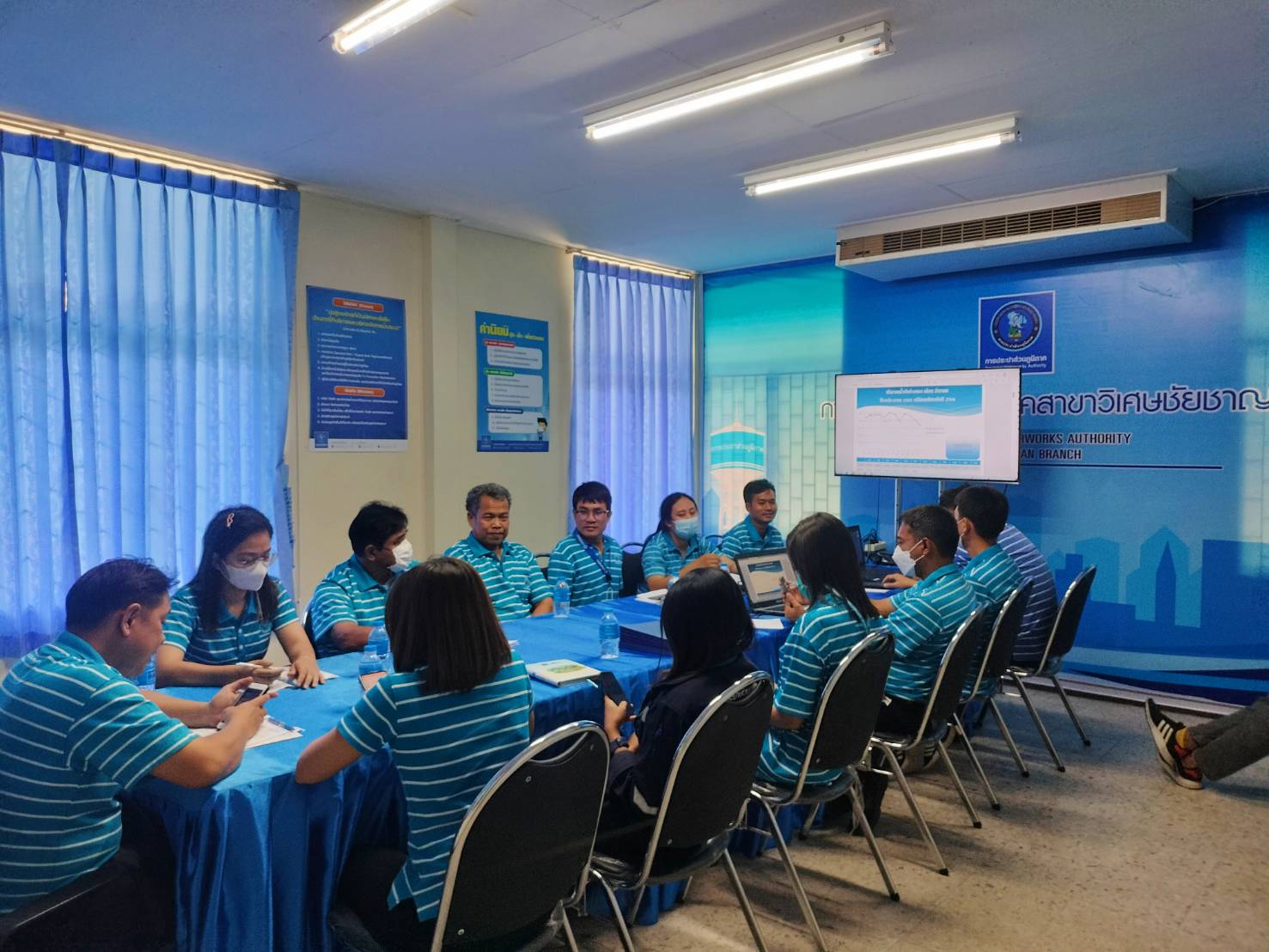 การประปาส่วนภูมิภาคสาขาวิเศษชัยชาญ ร่วมจัดกิจกรรมสนทนายามเช้า Morning Talk ประจำเดือน พฤษภาคม 2566