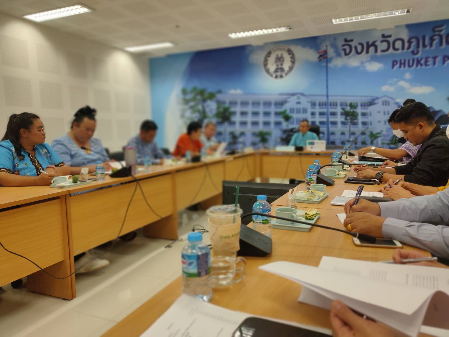 กปภ.สาขาภูเก็ต เข้าร่วมประชุมคณะกรรมการอำนวยการจัดงาน โครงการเดิน-วิ่ง เฉลิมพระเกียรติ พระบาทสมเด็จพระเจ้าอยู่หัว เนื่องในวันฉัตรมงคล 4 พฤษภาคม 2566 ครั้งที่ 2/2566