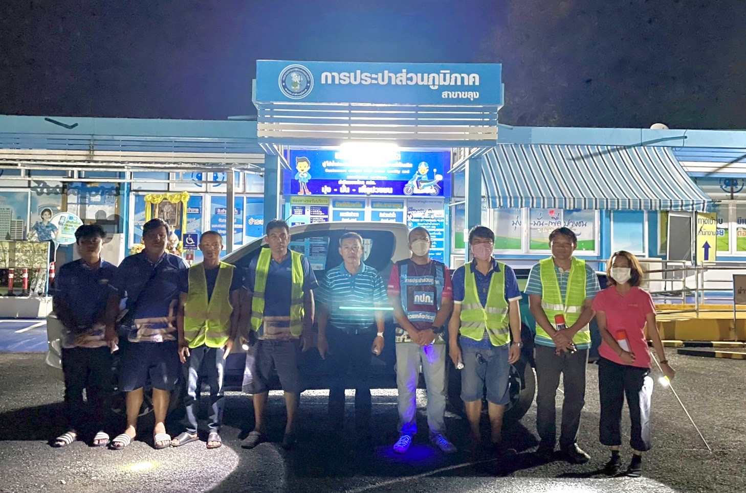 กปภ.สาขาขลุง ออกสำรวจหาท่อรั่วในพื้นที่ DMA01-2 ตลาดขลุง บริเวณถนนเทศบาลสาย 1,4,5,7 และ 11 ต.ขลุง อ.ขลุง จ.จันทบุรี