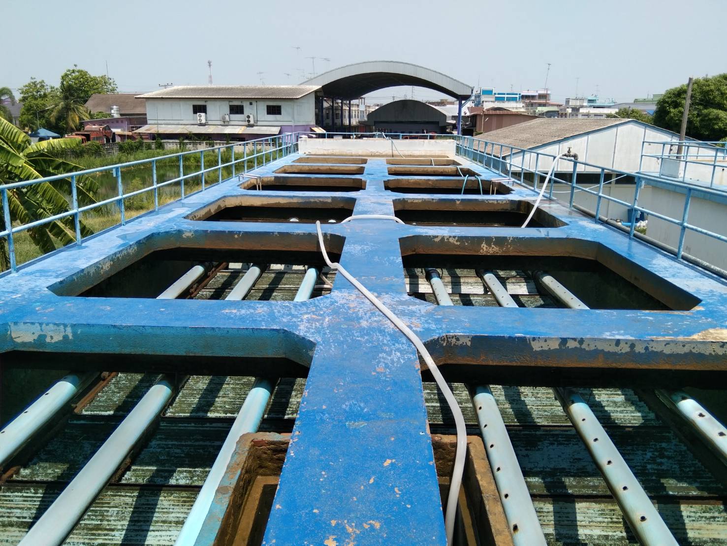 กปภ.สาขาอู่ทอง ล้างถังตกตะกอนประจำเดือน พฤษภาคม 2566 ณ สถานีผลิตน้ำสระยายโสม สถานีผลิตน้ำแม่ข่ายอู่ทอง และสถานีผลิตน้ำพนมทวน