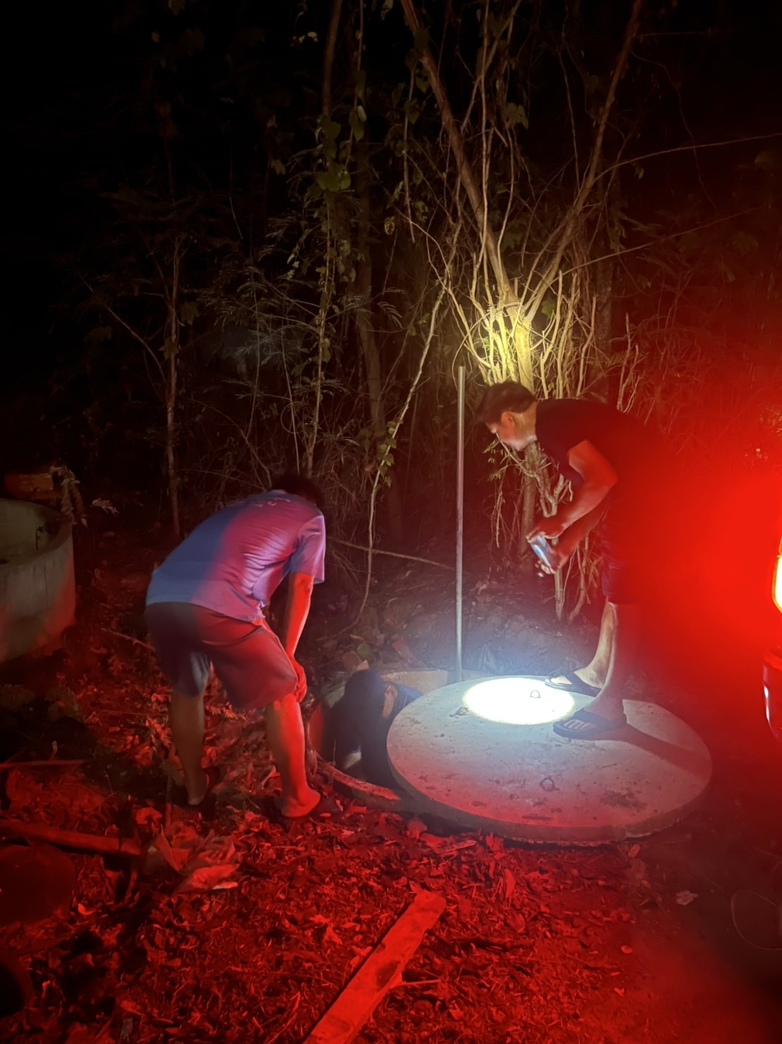 การประปาส่วนภูมิภาคสาขาท่าแซะ ดำเนินการตามแผนลดน้ำสูญเสีย​ บริเวณเขตพื้นที่จำหน่ายน้ำแม่ข่ายท่าแซะ (เนินสันติ) อ.ท่าแซะ จ.ชุมพร