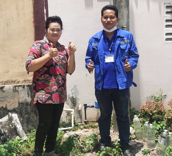 ปลื้มปริ่ม !! ยกนิ้ว "เยี่ยม " มาเร็วทันใจ แก้ปัญหาจบ ลูกค้ายิ้ม ที่สุดของบริการ กปภ.สาขากำแพงเพชร