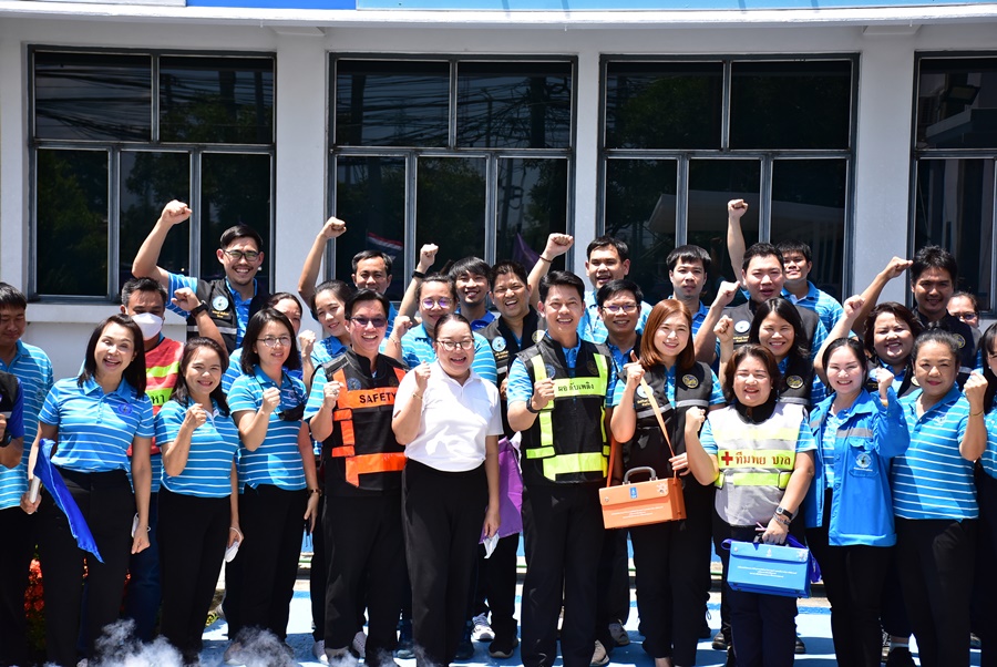 กปภ.สาขาเชียงใหม่(พ) ซักซ้อมอพยพหนีไฟ ประจำปี2566