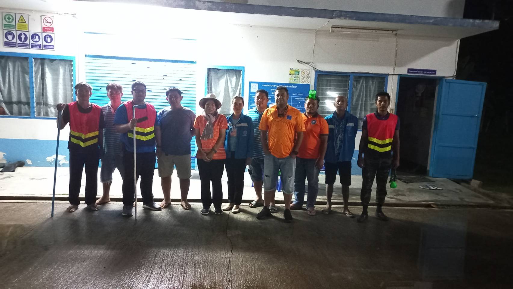 กปภ.สาขาไชยา ร่วมกันทำ Step Test และลงพื้นที่ค้นหาท่อแตก/รั่ว ในพื้นที่ ตำบลท่าชนะ อำเภอท่าชนะ จังหวัดสุราษฎร์ธานี