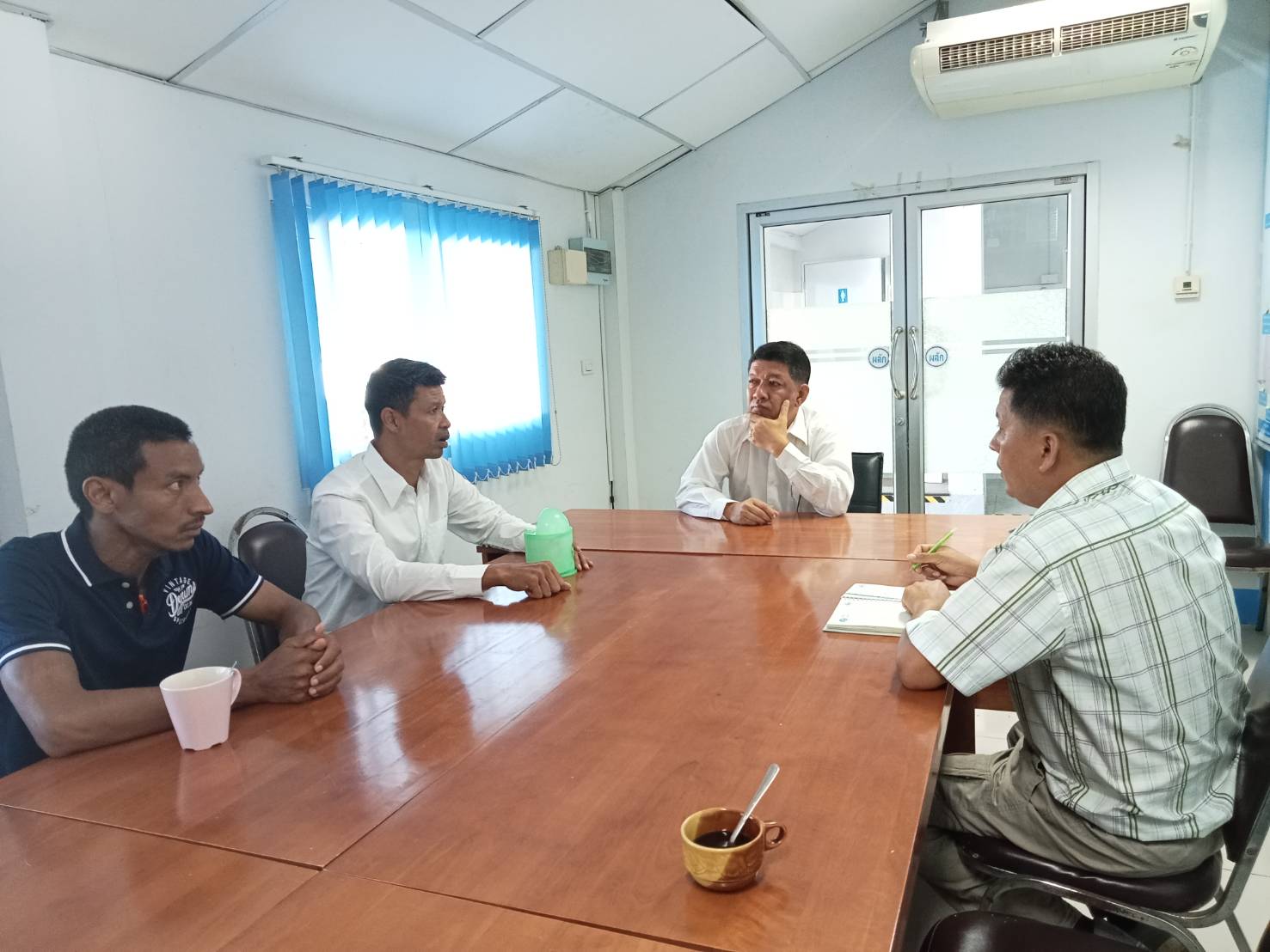 การประปาส่วนภูมิภาคสาขากาญจนดิษฐ์ประชุมวางแผนการจ่ายน้ำภายในพื้นที่บริการ ของกปภ.สาขากาญจนดิษฐ์