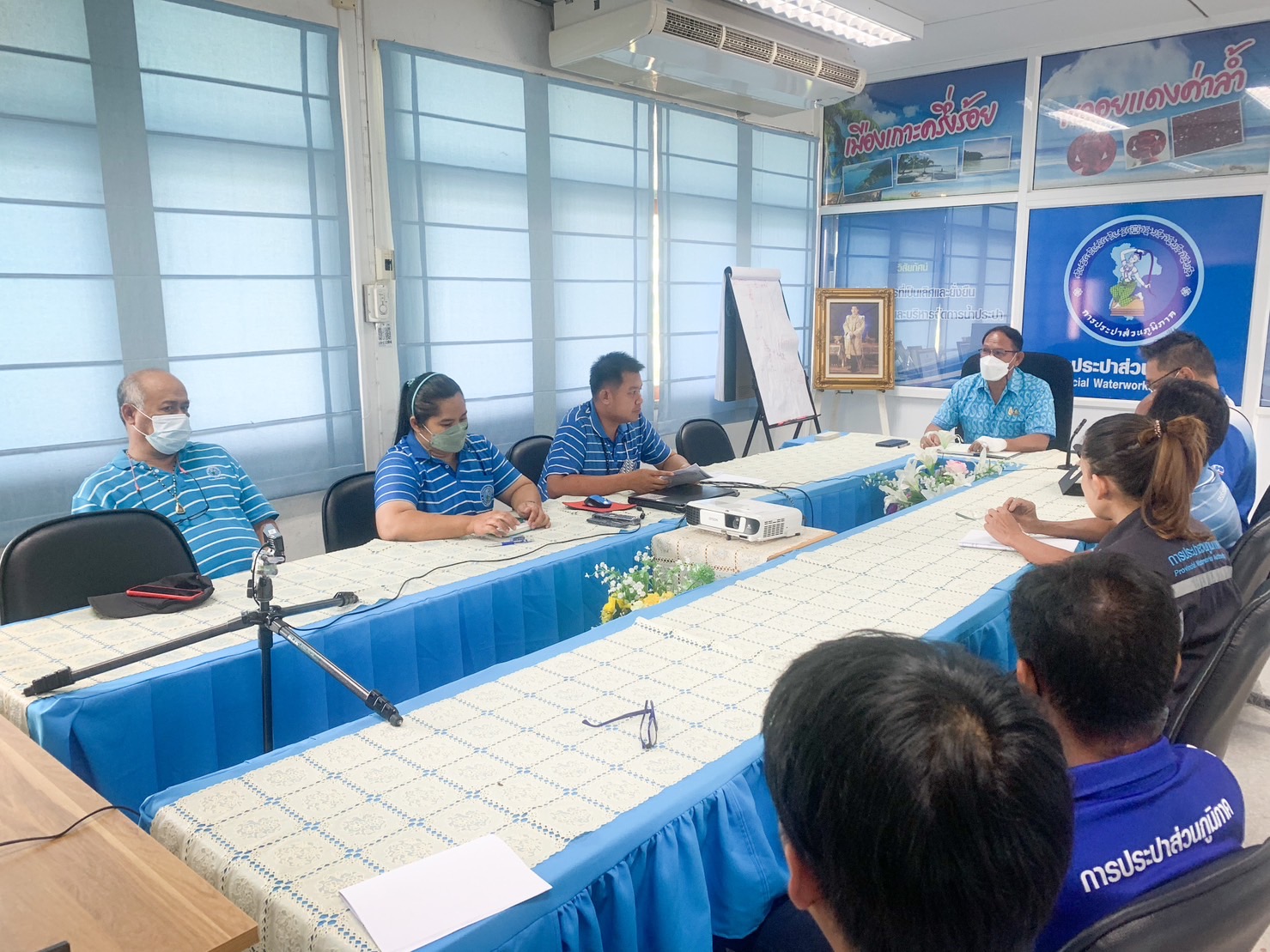 การประปาส่วนภูมิภาคสาขาตราด จัดกิจกรรมประชุม morning talk ครั้งที่ 8/2566